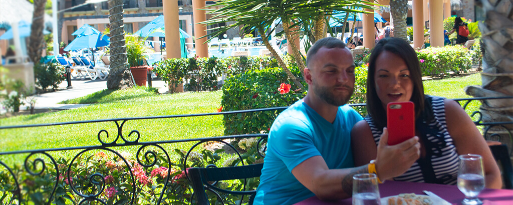 Couple at Royal Solaris Los Cabos