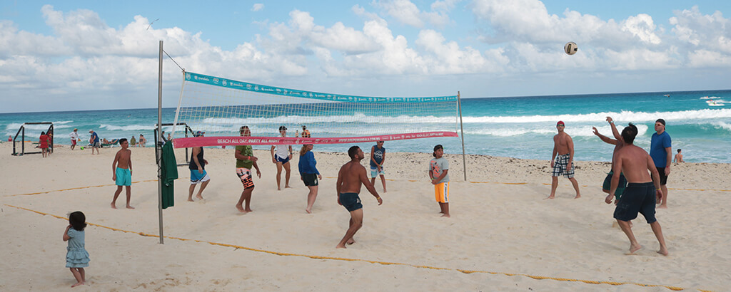 Volleyball at the beach