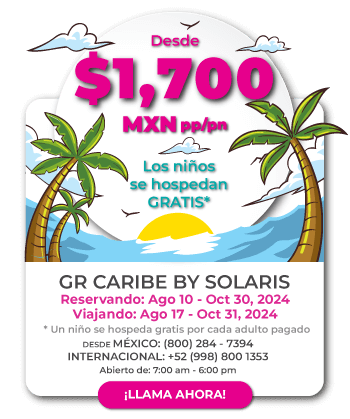 promocion niños se hospedan gartis en gr caribe solaris