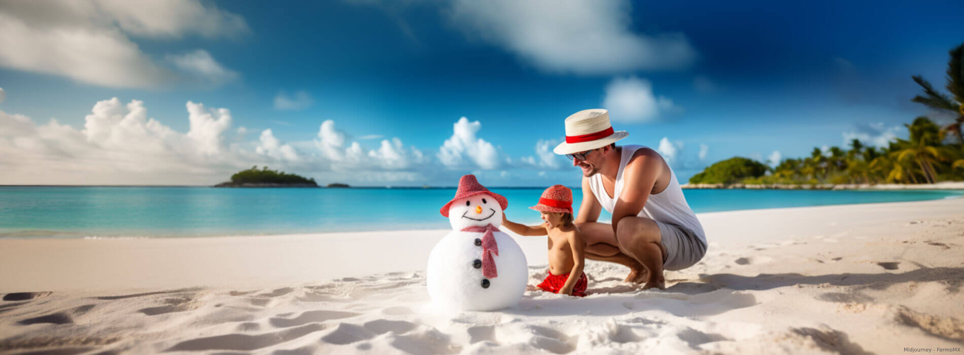Christmas on the beaches of Cancun in all-inclusive hotels